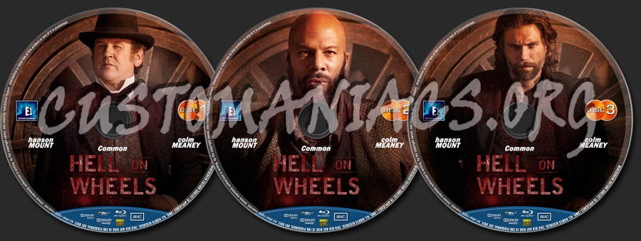 Hell On Wheels - Season 01 blu-ray label