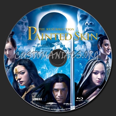 Painted Skin: The Resurrection blu-ray label