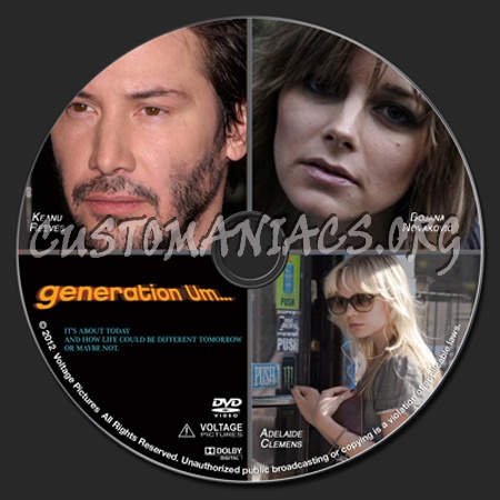 Generation Um... dvd label