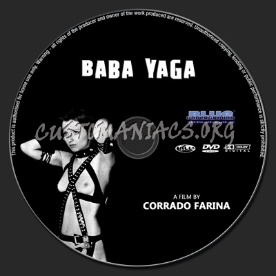 Baba Yaga (1973) dvd label