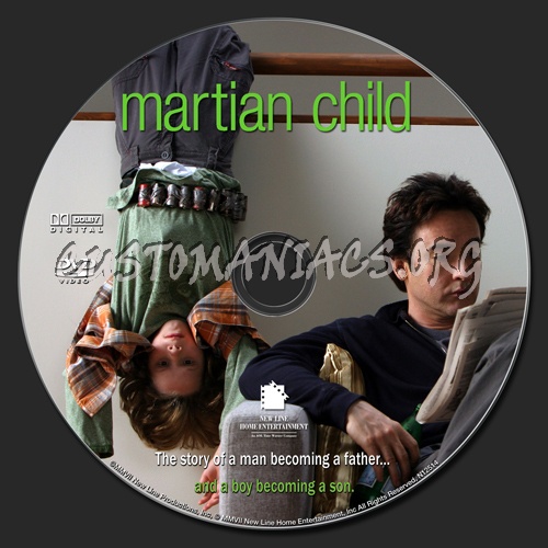 Martian Child dvd label