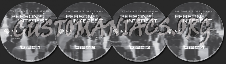 Person of Interest Season 1 blu-ray label