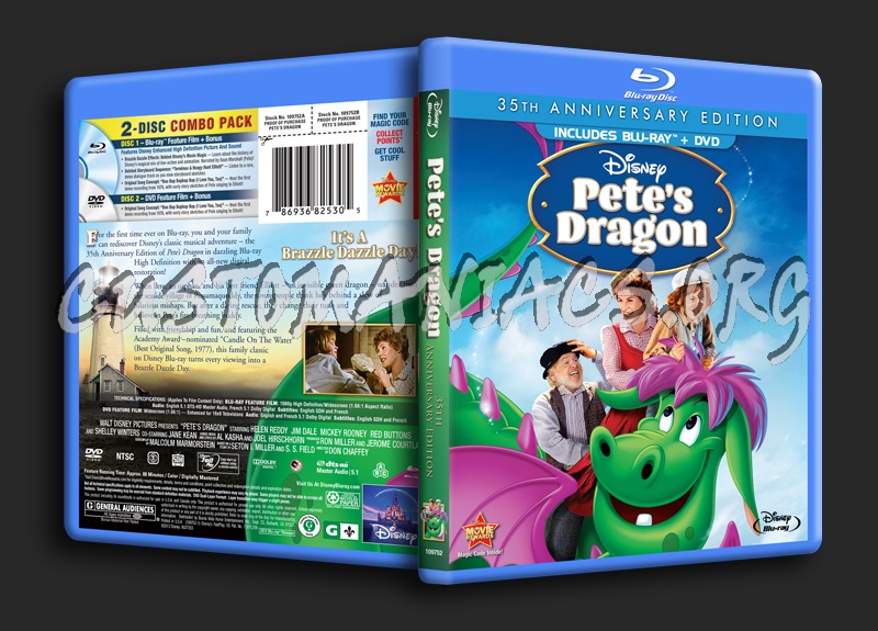 Pete's Dragon blu-ray cover