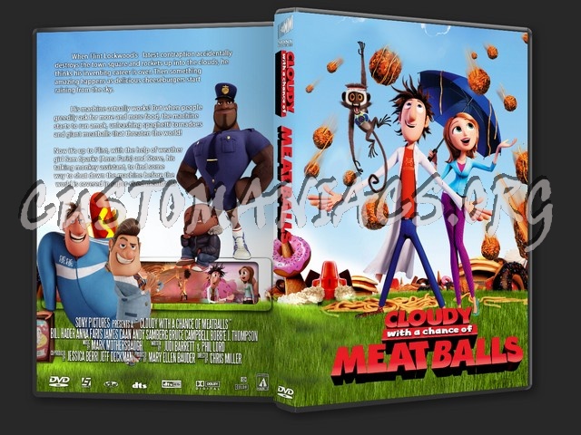 Cloudy with a Chance of Meatballs dvd cover