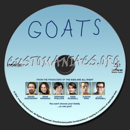 Goats blu-ray label