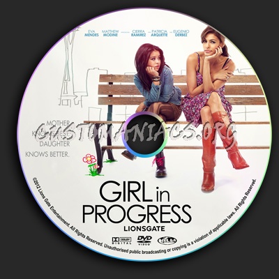 Girl In Progress dvd label