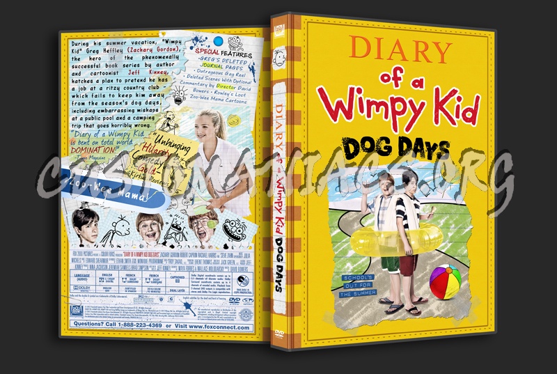 Diary of a Wimpy Kid: Dog Days dvd cover