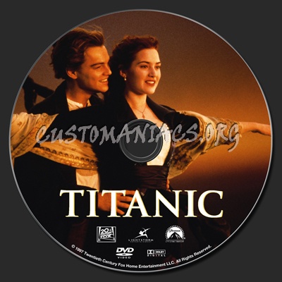 Titanic (1997) dvd label - DVD Covers & Labels by Customaniacs, id: 175176  free download highres dvd label