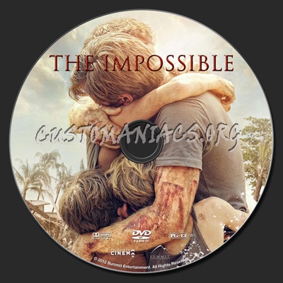 The Impossible dvd label