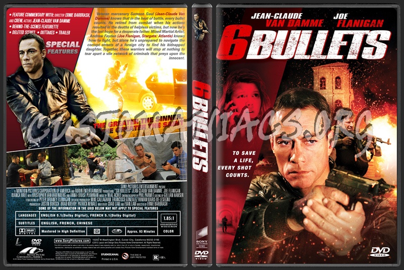 6 Bullets (aka Six Bullets) dvd cover