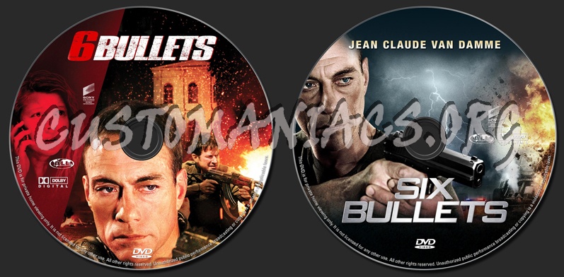 6 Bullets (aka Six Bullets) dvd label