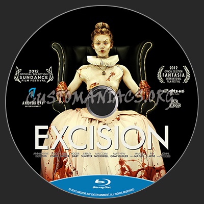 Excision blu-ray label