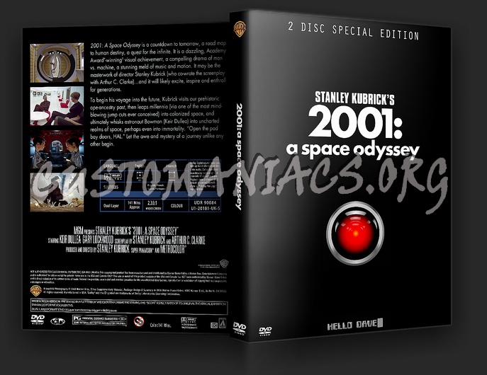 2001: A Space Odyssey dvd cover