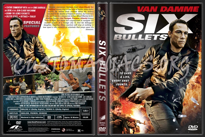 6 Bullets (aka Six Bullets) dvd cover