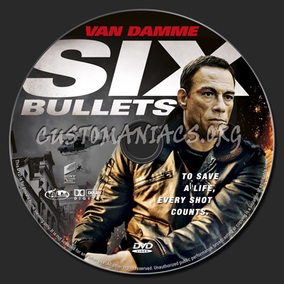 6 Bullets (aka Six Bullets) dvd label