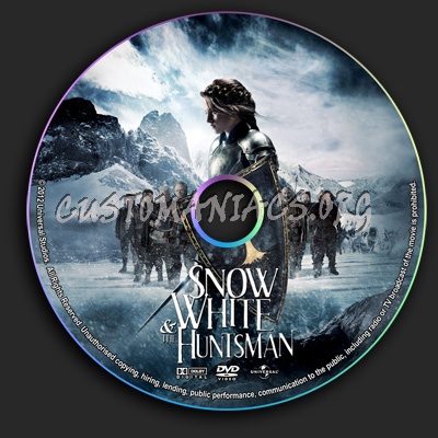 Snow White & The Huntsman dvd label