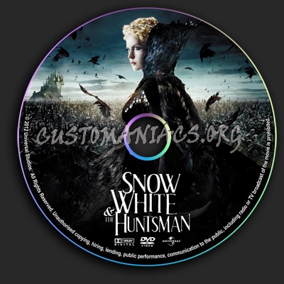 Snow White & The Huntsman dvd label
