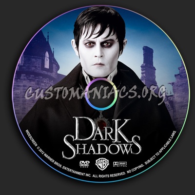Dark Shadows dvd label