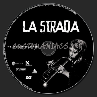 219 - La strada dvd label