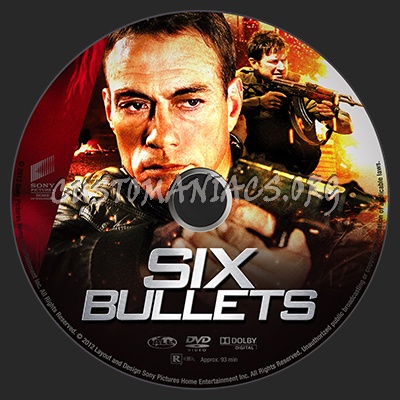 Six Bullets ( aka 6 Bullets ) dvd label
