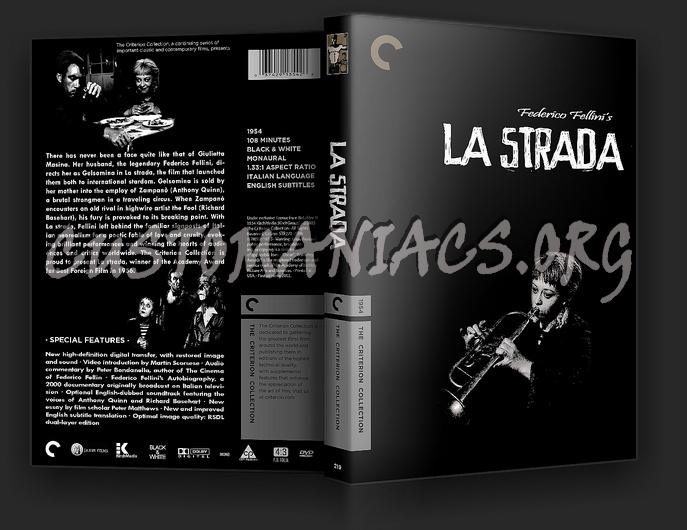 219 - La strada dvd cover