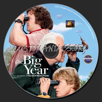 The Big Year dvd label