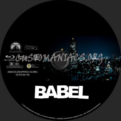 Babel blu-ray label