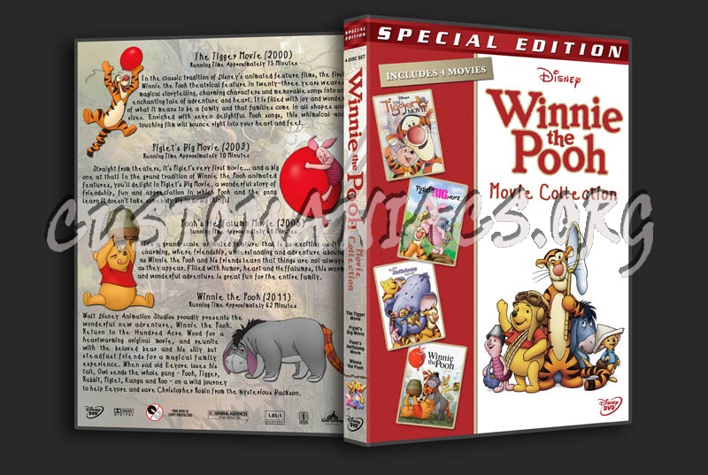 Winnie the Pooh Collection dvd cover