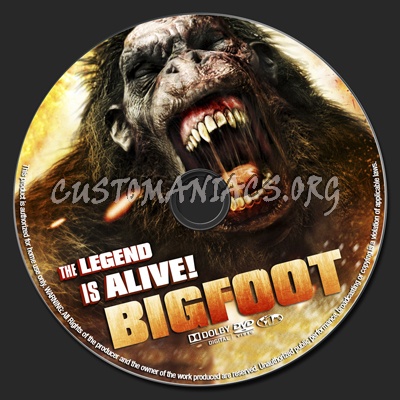 Bigfoot dvd label