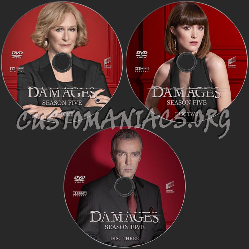 Damages Season 5 dvd label