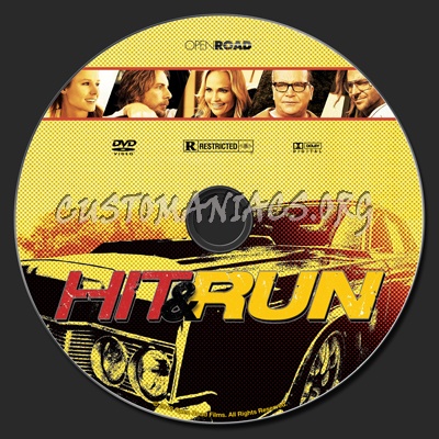 Hit And Run dvd label