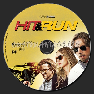 Hit And Run dvd label