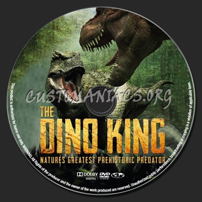 The Dino King dvd label