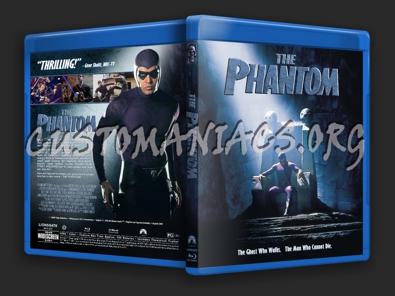 The Phantom blu-ray cover