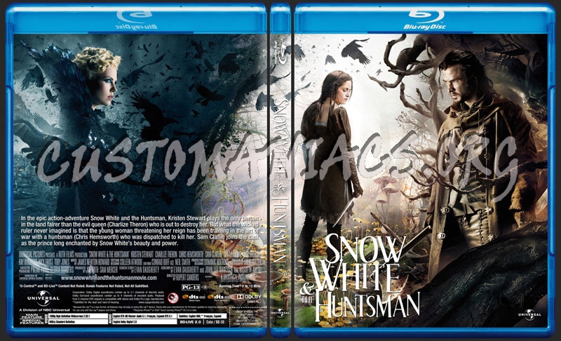 Snow White and the Huntsman blu-ray cover