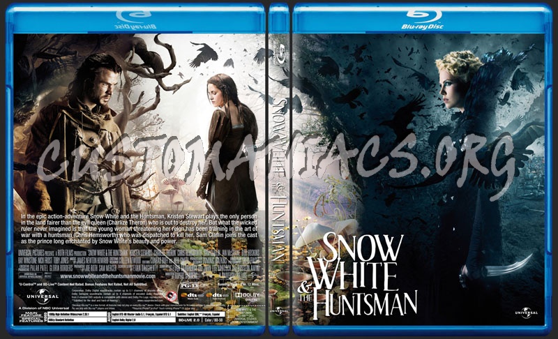 Snow White and the Huntsman blu-ray cover