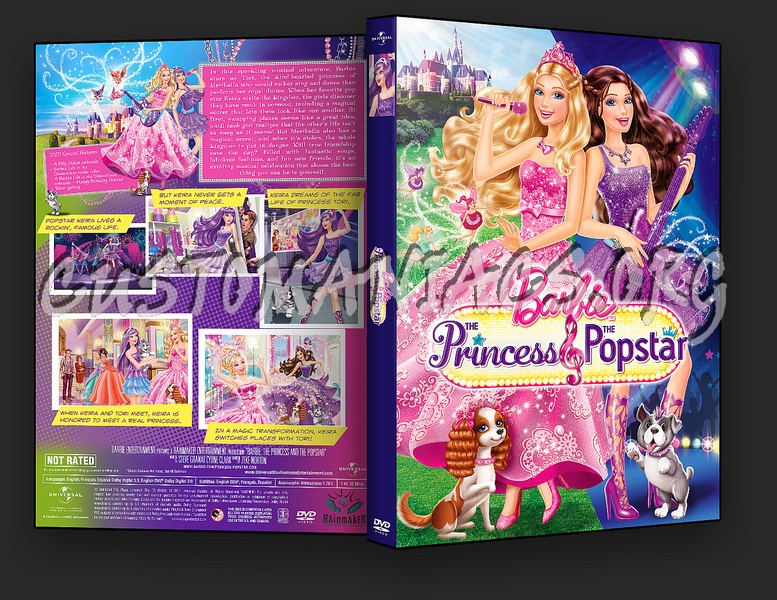 Barbie The Princess & The Popstar dvd cover