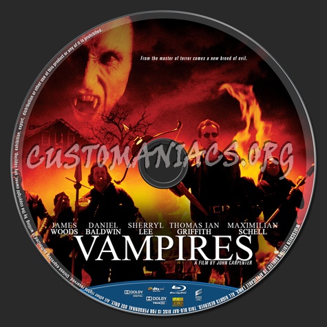 Vampires (1998) blu-ray label