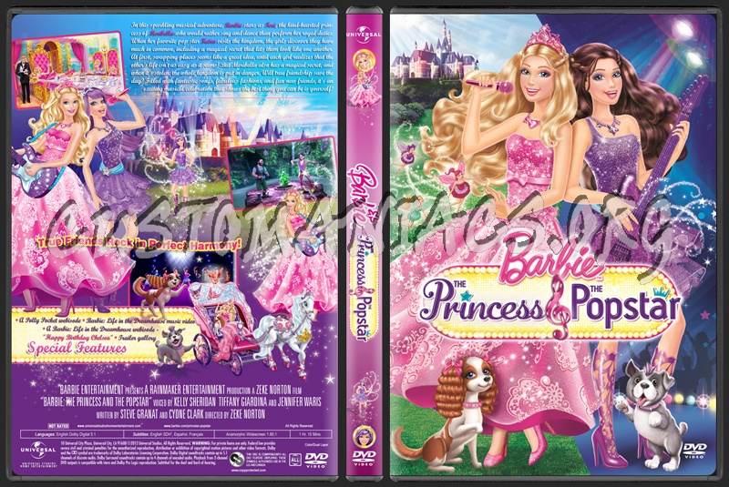 Barbie: The Princess and the Popstar dvd cover