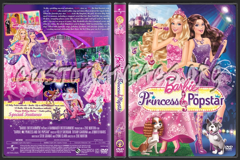 Barbie: The Princess and the Popstar dvd cover