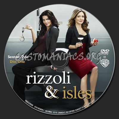 Rizzoli & Isles: Season 1 dvd label