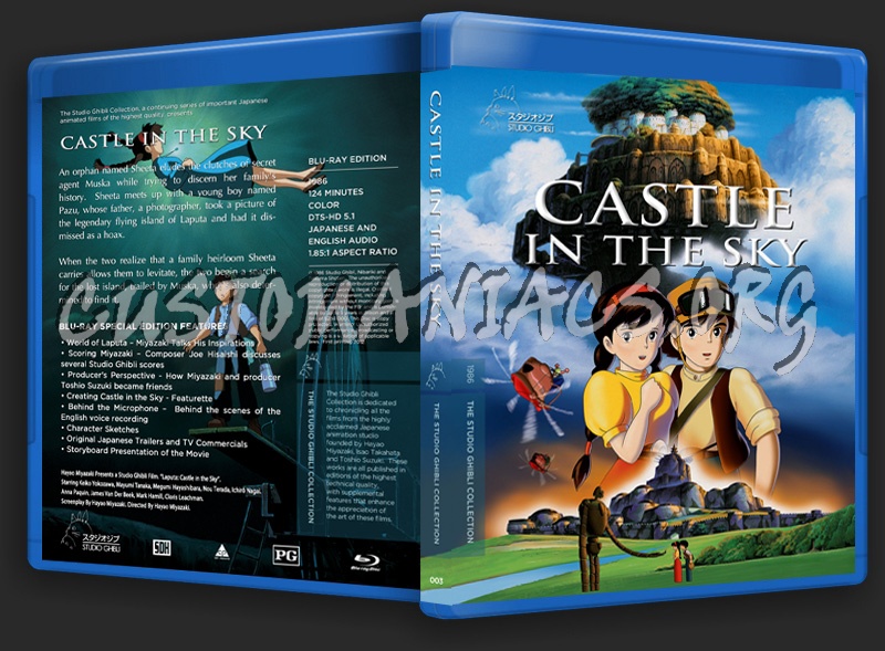 Castle in the Sky blu-ray cover