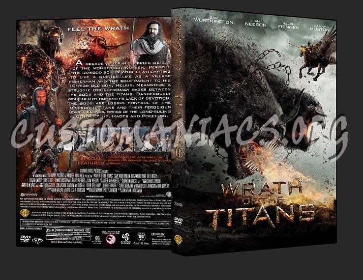 Wrath of the Titans dvd cover