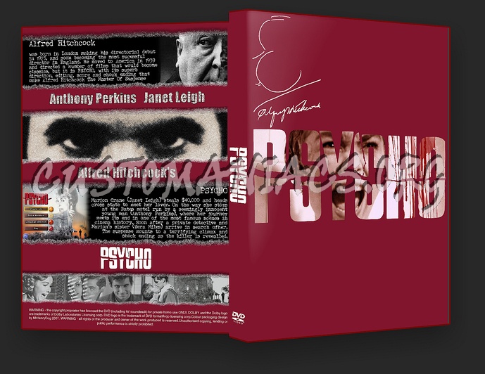 psycho dvd cover