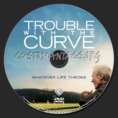 Trouble with the Curve dvd label