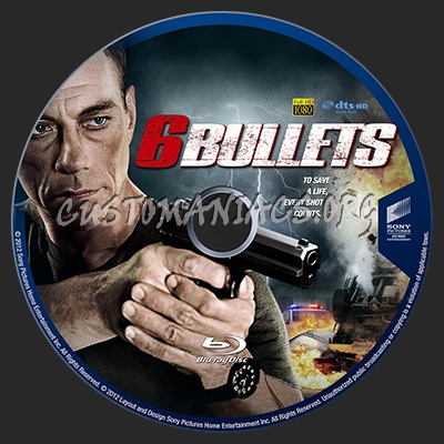 6 Bullets ( aka Six Bullets ) blu-ray label