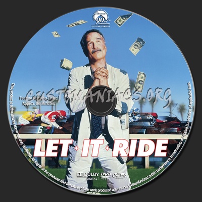 Let It Ride dvd label