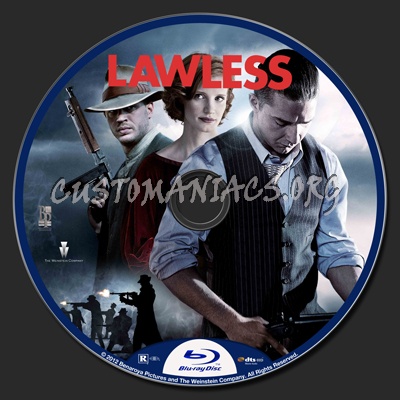 Lawless blu-ray label