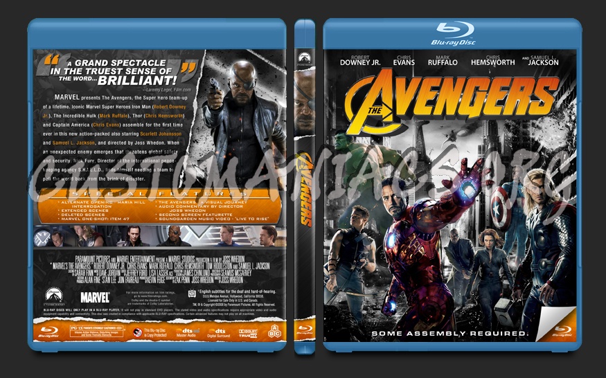 The Avengers blu-ray cover