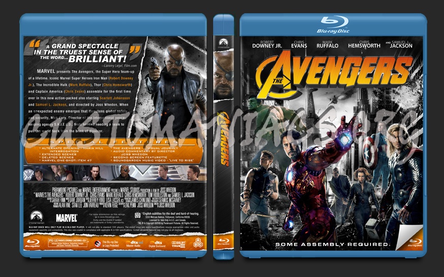 The Avengers blu-ray cover